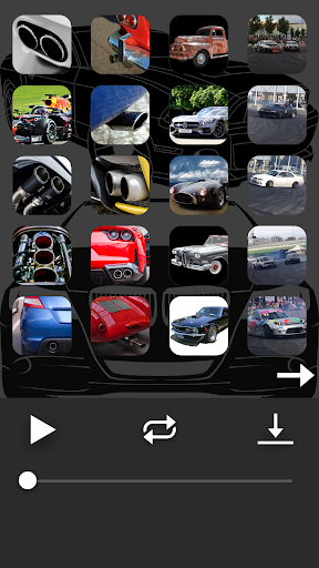 Android application Cool car sounds screenshort