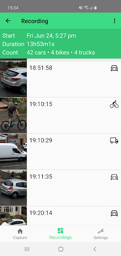 Road Count Screen 2
