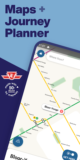 Android application Toronto Subway Map screenshort