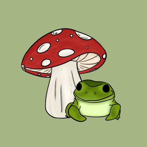 Kawaii Frog Wallpaper 4K logo