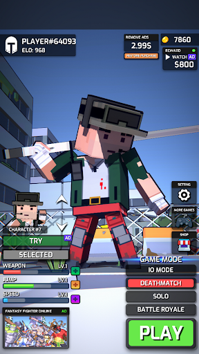 Android application Super Power Fighter Online screenshort