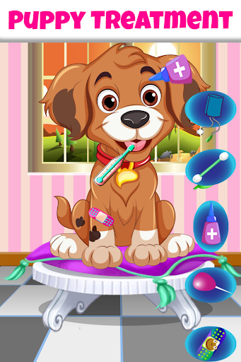 Android application Puppy Pet Vet Care Games screenshort