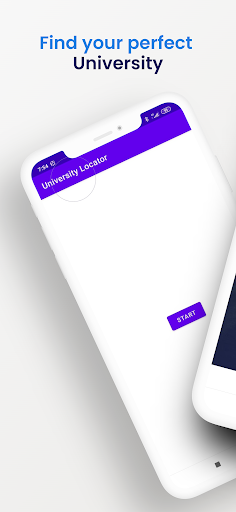 Android application University Locator screenshort