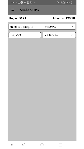 Android application ORION TERCEIROS screenshort