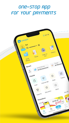 Screenshot of WavePay APP by Wave Money