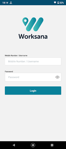 Android application Worksana screenshort