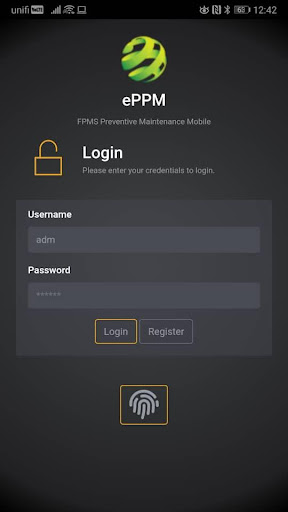 Android application ePPM screenshort
