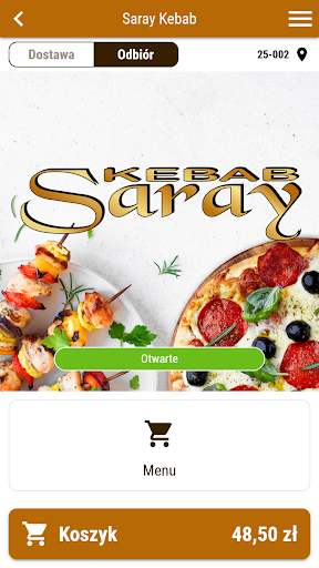 Android application Saray Kebab screenshort