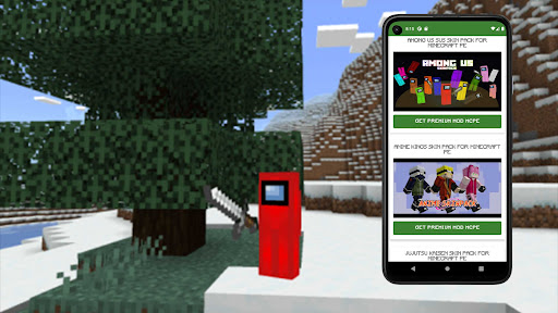 Android application SKIN PACKS : Mod for MCPE screenshort