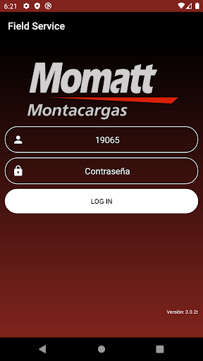 Android application Field Service MOMATT screenshort