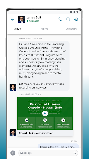 Promising Outlook Screen 3