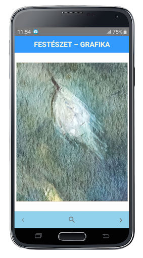 Android application Festészet – Grafika screenshort