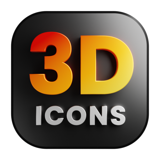 3D Material Color Icon Pack logo