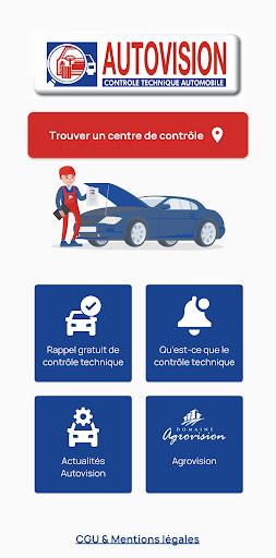 Android application Autovision screenshort
