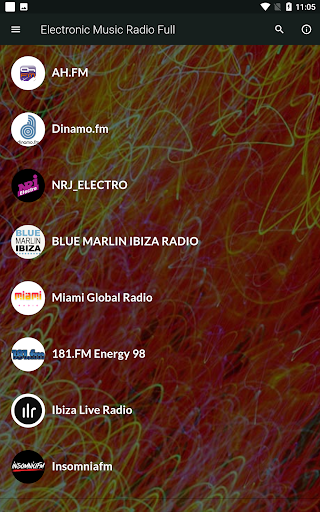 Android application Electronic Music Radio screenshort