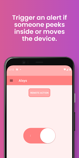 Android application ALSYS - Don't touch my phone! screenshort