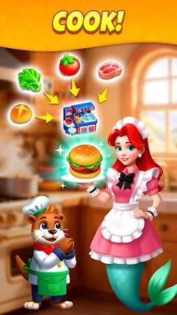 Game screenshot Merge Ocean - Story & Cooking hack