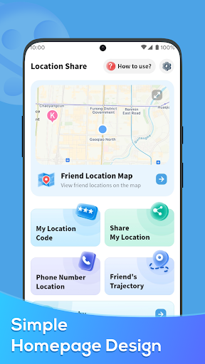 Screenshot of Location Share