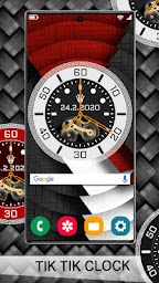 Luxury Clock Live Wallpaper