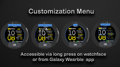 DB9 Cracked WF For WEAR OS 3+ Screen 3