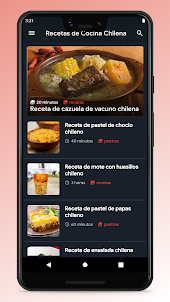 Chilean Recipes - Food App