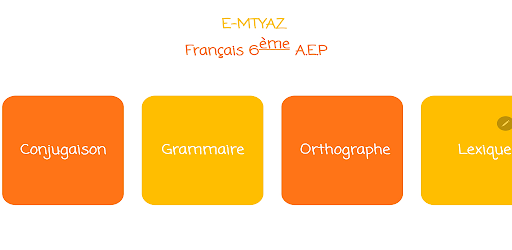 Français 6ème primaire e-mtyaz