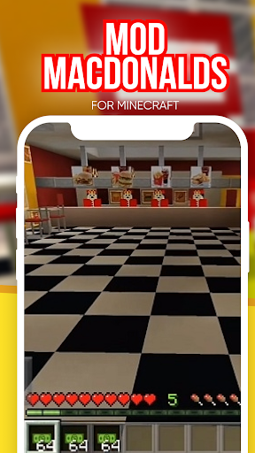 Android application Mod MacDonalds for Minecraft screenshort