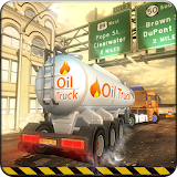 Oil Tanker Cargo Truck Driver icon