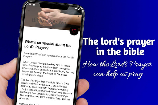 The Lords Prayer in the Bible Screen 2