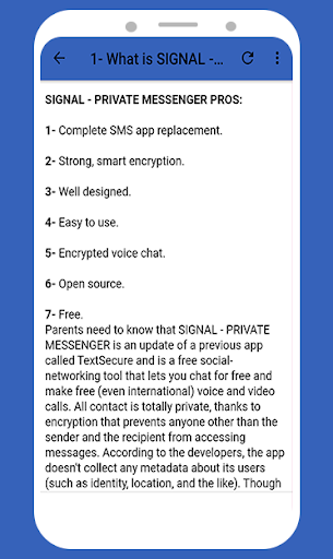 Signal Messenger Private App Guide