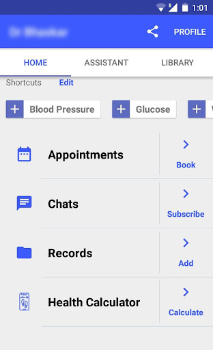 Android application Dr.Monica Dalal screenshort