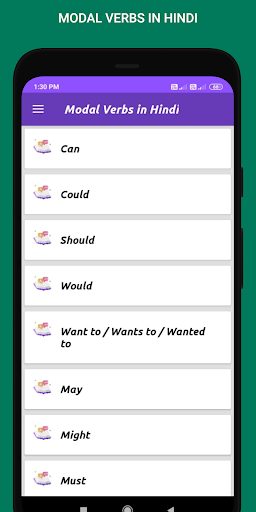 Modal Verbs in Hindi Screen 2