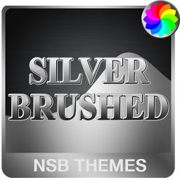 「Silver Brushed - Xperiaのテーマ」のアイコン画像