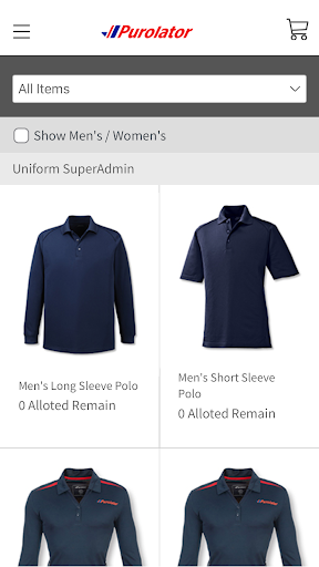 Android application Unisync - Purolator screenshort