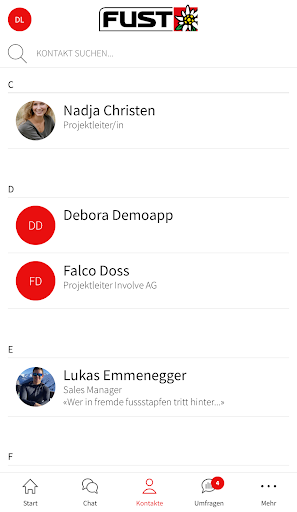 Fust-App Screen 2
