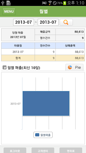 OKPOS MOBILE ASP Screen 3