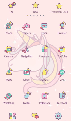 Unicorn Dream Theme Screen 3