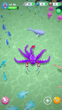 Octopus Invasion: Eat & Evolve - Screenshot 3