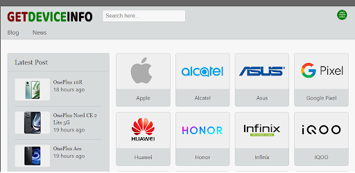 Android application Get Device Info screenshort