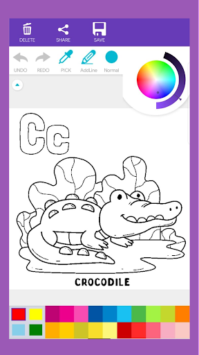 Alphabet Animal Coloring Book