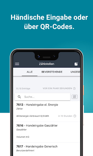 OPTENDA Energy Monitoring App Screen 3