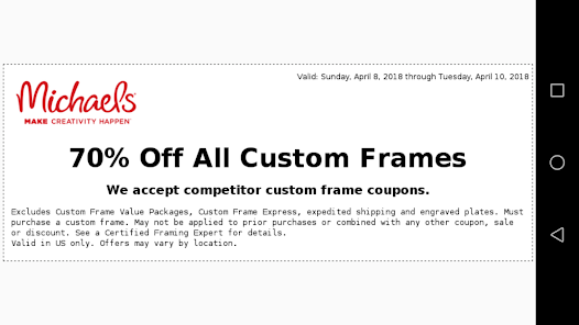 Coupons for Michaels - Apps on Google Play