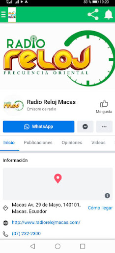 Radio Reloj Macas Screen 3