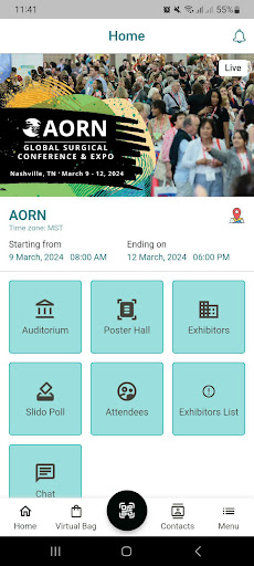 Android application AORN Expo screenshort