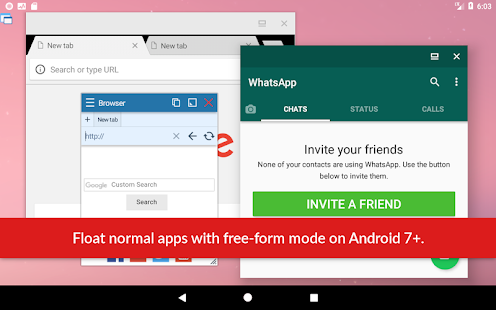 Floating Apps (multitasking) Screenshot