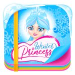 Cover Image of Tải xuống Winter Princess Notepad (có mã PIN hoặc dấu vân tay)  APK