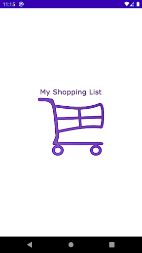 Android application My Shopping List screenshort