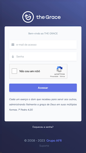 Android application Gestão - The Grace screenshort