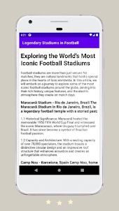 Legendary Stadiums in Football