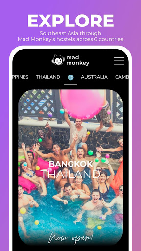 Android application Mad Monkey Experience screenshort